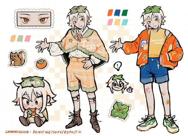 1 full (+1 outfit) | 1 chibi | props